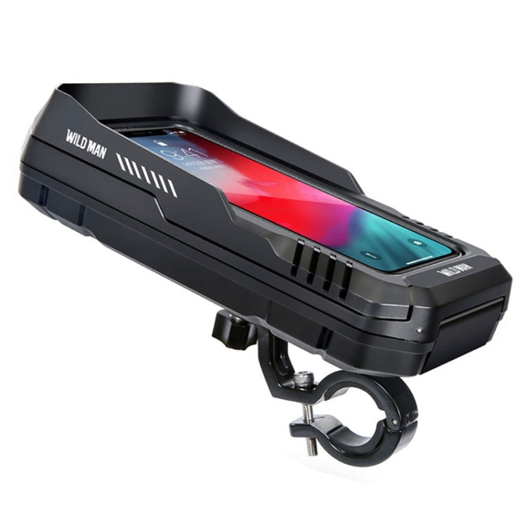 WILD MAN FK2 0.6L Bicycle Waterproof Mobile Phone Storage Box Handlebar Phone Navigation Holder