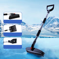 3-in-1 Car Snow Shovel Brush Kit Stainless Steel Retractable Ice Scraper