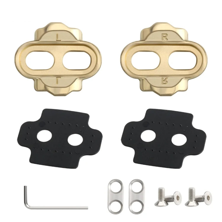 10pcs /Set Bicycle Pedal Egg Beater Locking Plate Brass Bike Pedal Locking Plate Accessories
