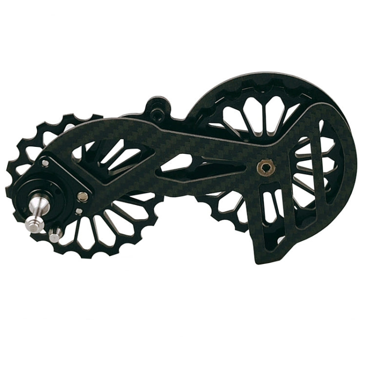Carbon Fiber Guide Wheel For Road Bike Bicycle Bearing Rear Derailleur Guide Wheel Parts — SD1 Black