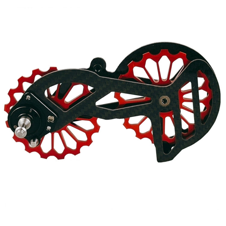 Carbon Fiber Guide Wheel For Road Bike Bicycle Bearing Rear Derailleur Guide Wheel Parts — SD5 Black