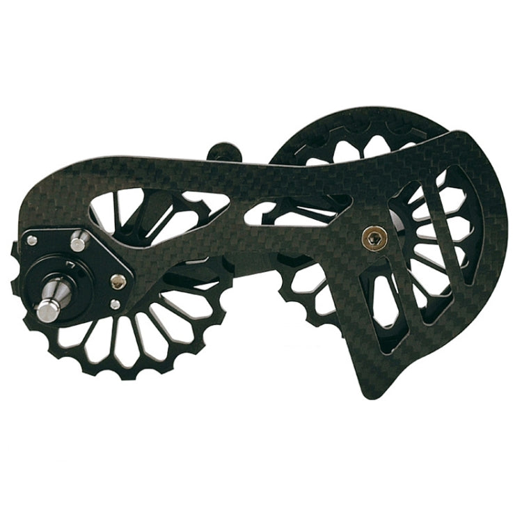 Carbon Fiber Guide Wheel For Road Bike Bicycle Bearing Rear Derailleur Guide Wheel Parts — SD5 Red