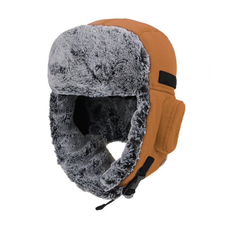 Winter Keep Warm Hat Outdoor Anti-Chilled Waterproof And Velvet Thickened Ski Hat — L 58-60cm