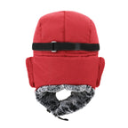 Winter Keep Warm Hat Outdoor Anti-Chilled Waterproof And Velvet Thickened Ski Hat — Red Brown