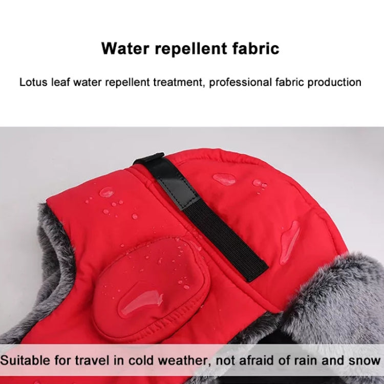 Winter Keep Warm Hat Outdoor Anti-Chilled Waterproof And Velvet Thickened Ski Hat — view 6