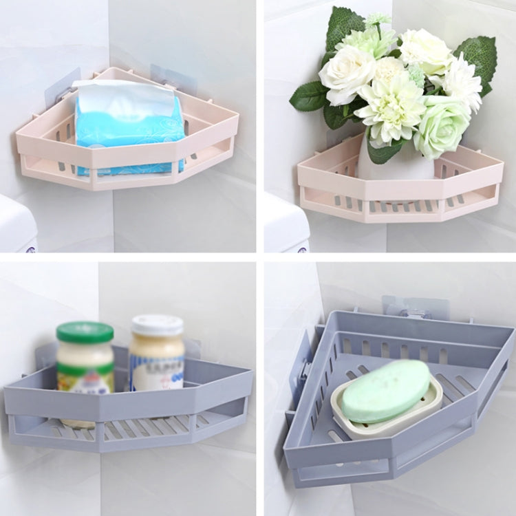 Triangle Shelf Kitchen Bathroom Toiletries Storage Rack — view 8
