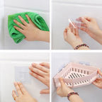 Triangle Shelf Kitchen Bathroom Toiletries Storage Rack — view 9