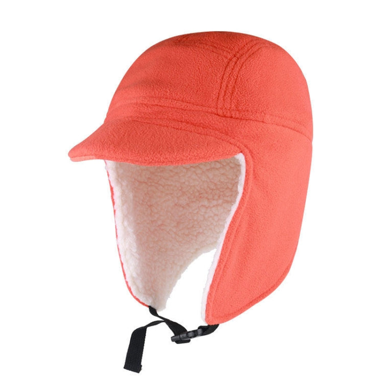 Winter Warm Windproof Hat Outdoor Protection Ears Thick Soft Eaves Duck Tongue Hat — Black