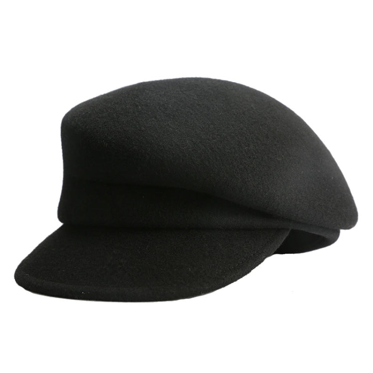 Autumn Winter Wool Beret Breathable Duck Tongue Cap