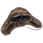Autumn Winter Imitation Leather Outdoor Ride Hat Ear Protection Pilot Hat — view 8