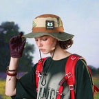 Retro Mountaineering Fisherman Hat Patching Sunscreen Hat Outdoor Cowboy Cap — view 6