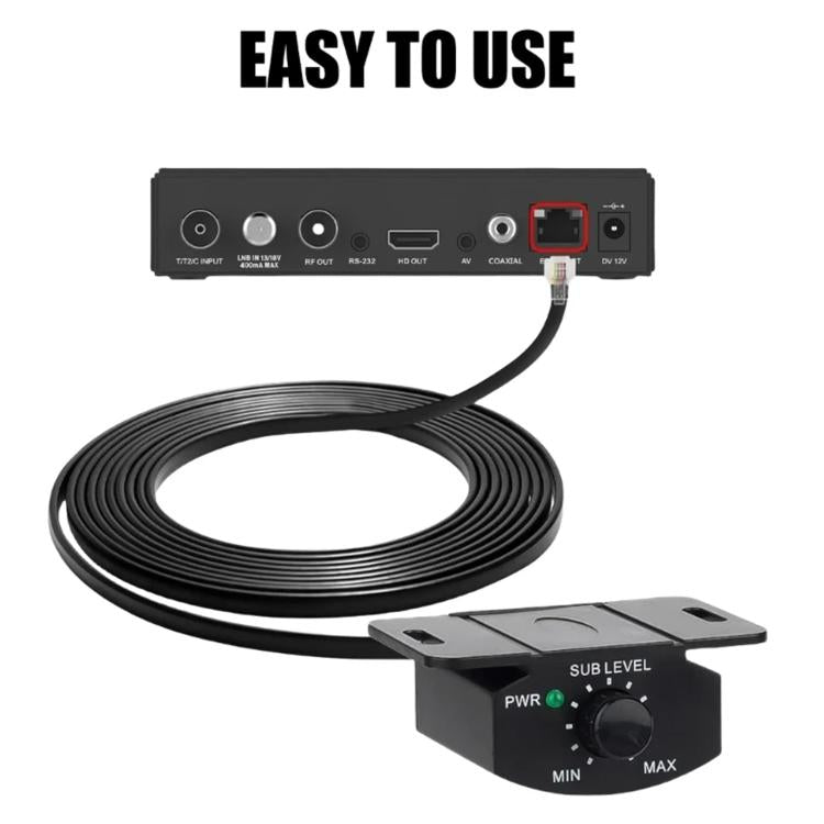 Car Amplifier Volume Remote Controller Subwoofer Volume Adjuster