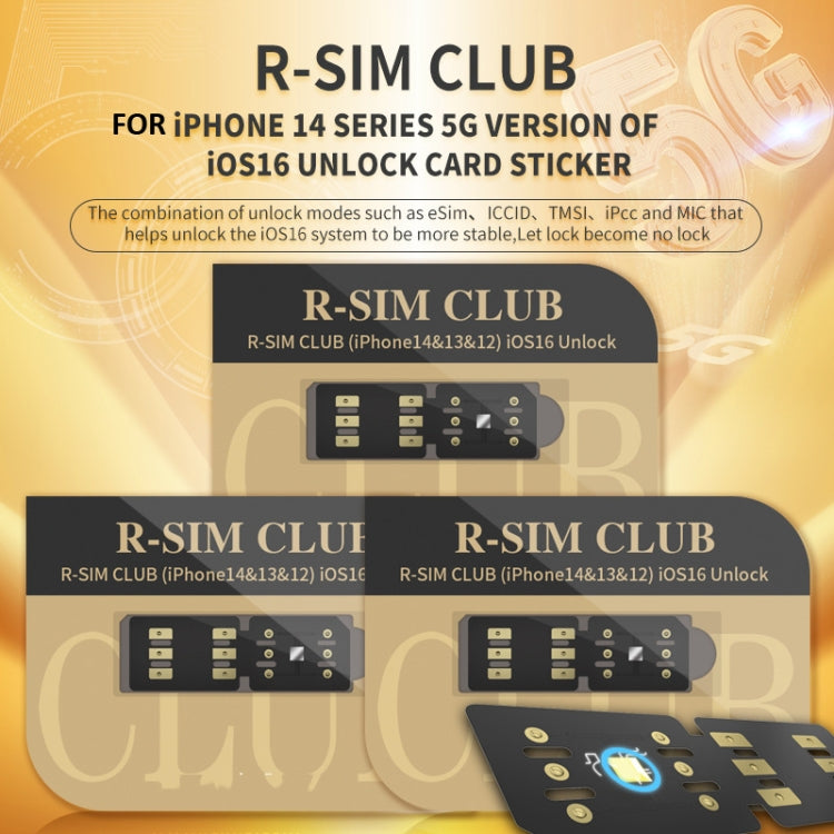 Unlock Card Integrate TMSI / eSIM / ICCID / IPCC for iOS System, R-SIM18 CLUB