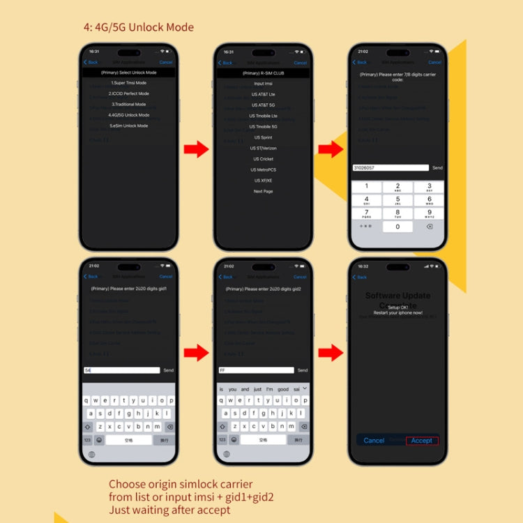 Unlock Card Integrate TMSI / eSIM / ICCID / IPCC for iOS System, R-SIM18 CLUB