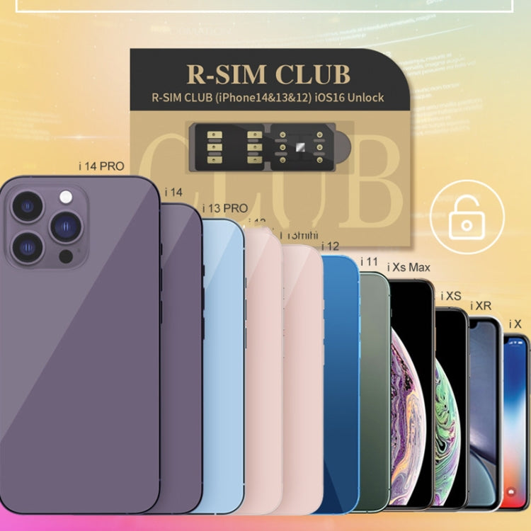 Unlock Card Integrate TMSI / eSIM / ICCID / IPCC for iOS System, R-SIM18 CLUB