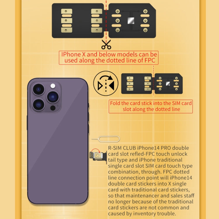 Unlock Card Integrate TMSI / eSIM / ICCID / IPCC for iOS System, R-SIM18 CLUB