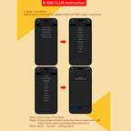 Unlock Card Integrate TMSI / eSIM / ICCID / IPCC for iOS System, R-SIM18 CLUB
