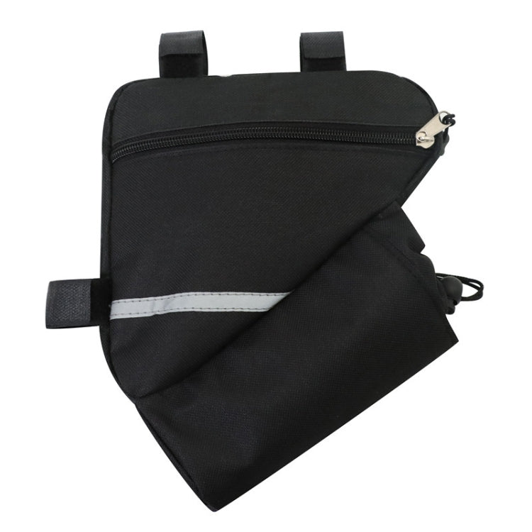 7 inch Bicycle Triangle Bag Outdoor Sports Cycling Gear Storage Bag — With Water Cup Bag