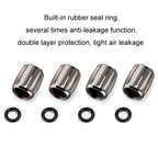 4pcs/set Metal Anti-theft Tyre Core Valve Personalised Conversion Cap