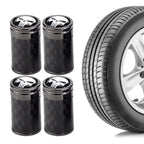 4pcs/Set Real Carbon Fibre Skeleton Tyre Valve Caps
