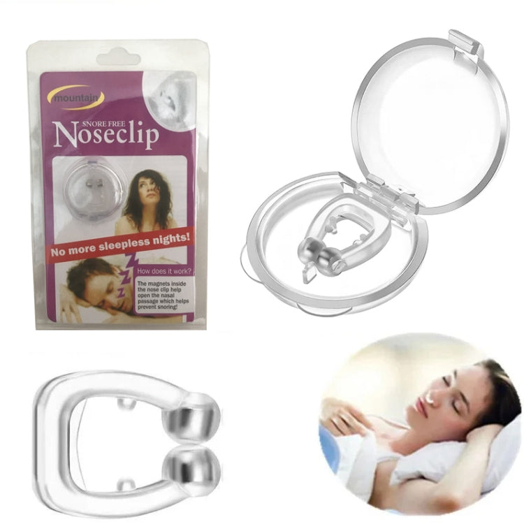 Magnetic Anti Snore Device Stop Snoring Nose Clip Sleeping Aid Apnea Guard