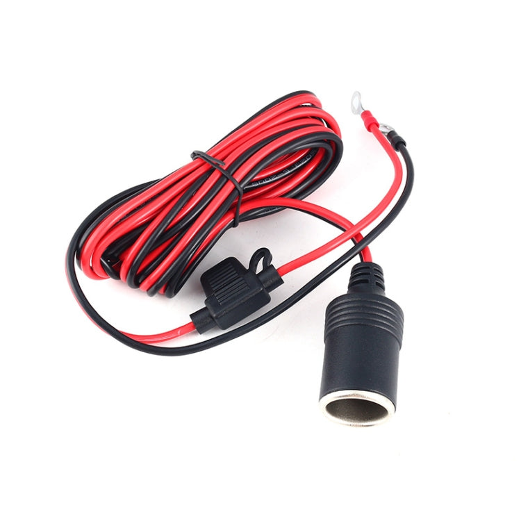Car Cigarette Lighter Female Socket With 20A Fuse Tube — 50cm