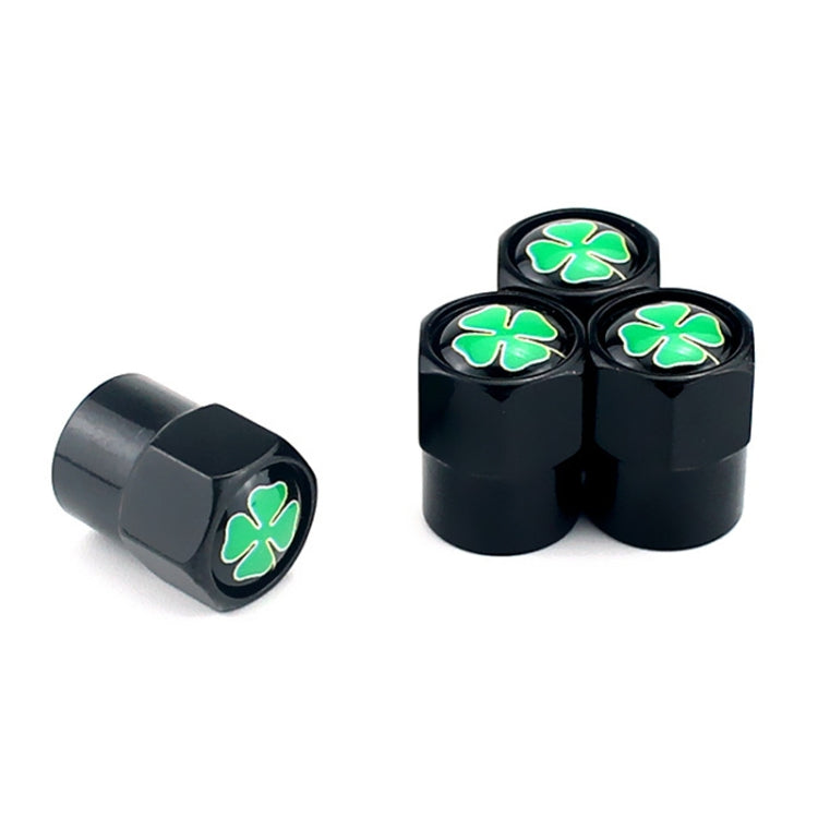 4pcs/set Guardian Clover Decorative Car Tire Valve Cap