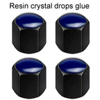 4pcs /Set Car Tire Labeling Valve Cover Motorcycle Auto Valve Core Caps