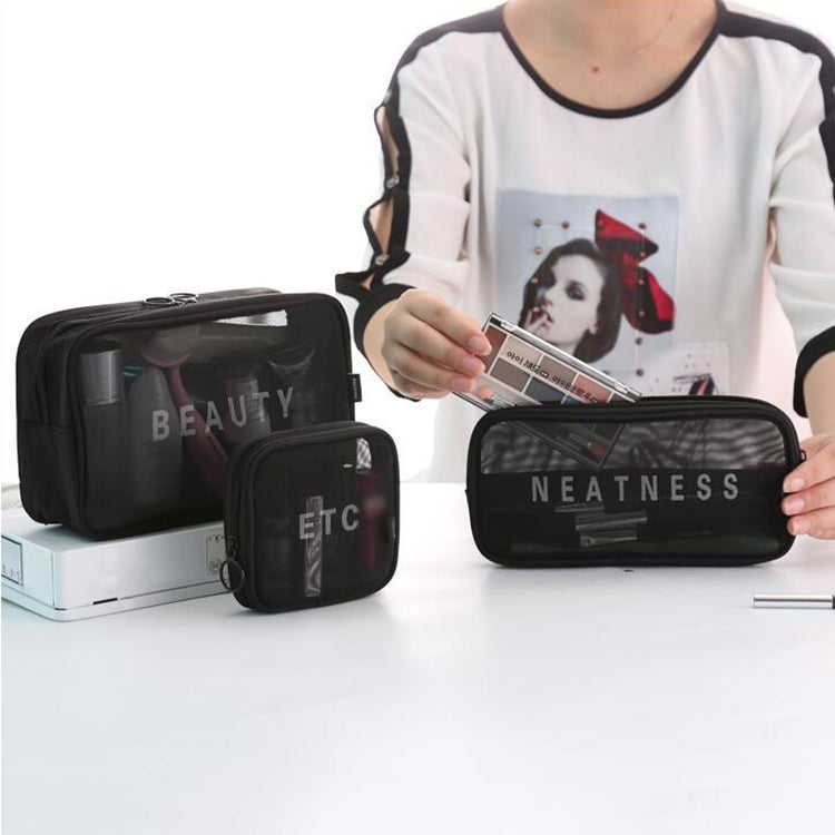 Travel Waterproof Toiletry Bag Portable Transparent Handheld Cosmetic Bag — view 10