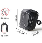 WILD MAN E18 2L EVA Hard Shell Bicycle Waterproof Front Bag Multifunctional Quick Release Hanging Bag — view 3