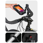 WILD MAN FK4 0.5L EVA Hard Shell Bicycle Waterproof Case Handlebar Phone Touch Screen Holder — view 6