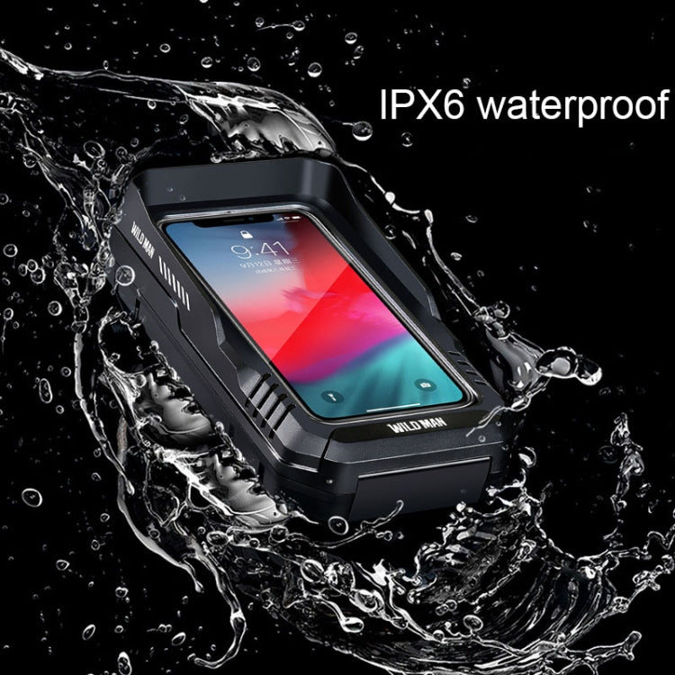 WILD MAN FK4 0.5L EVA Hard Shell Bicycle Waterproof Case Handlebar Phone Touch Screen Holder — view 8