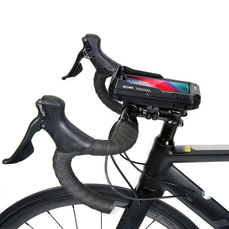 WILD MAN FK4 0.5L EVA Hard Shell Bicycle Waterproof Case Handlebar Phone Touch Screen Holder — view 10
