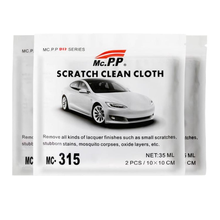 MCPP 2pcs /Pack Car Scratches Abrasive Cloth Automotive Scratch Removal And Repair Wipe — view 2