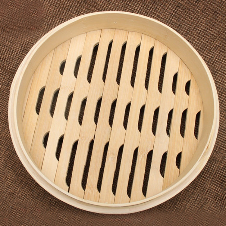 Bamboo Bun Steamer Food Veggie Steamer Basket — 21cm Cover