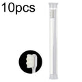 10pcs Nano Silk Soft Bristle Independent Packing Portable Couple Toothbrush