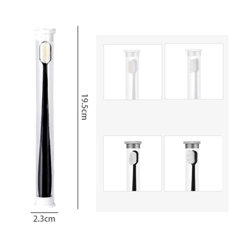10pcs Nano Silk Soft Bristle Independent Packing Portable Couple Toothbrush