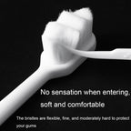 10pcs Nano Silk Soft Bristle Independent Packing Portable Couple Toothbrush