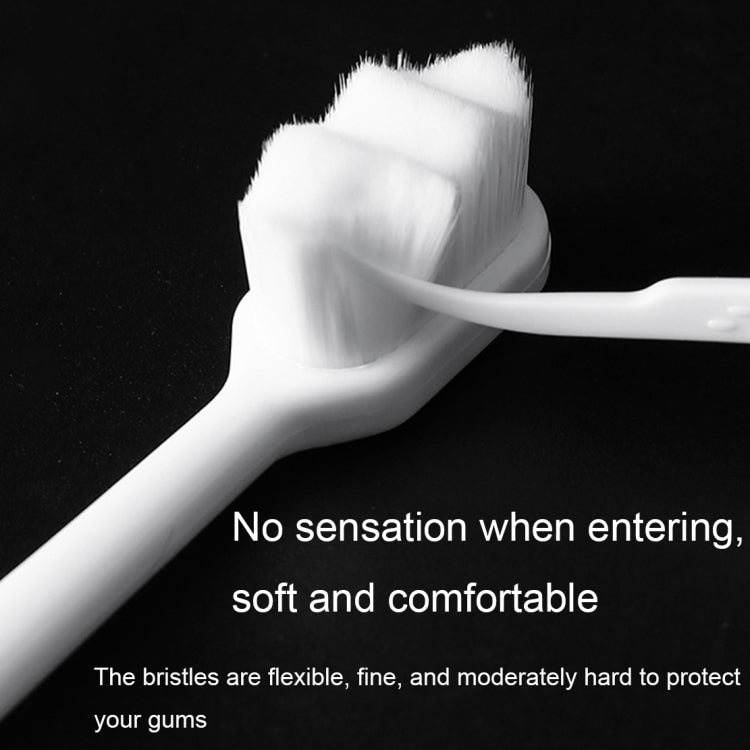 10pcs Nano Silk Soft Bristle Independent Packing Portable Couple Toothbrush