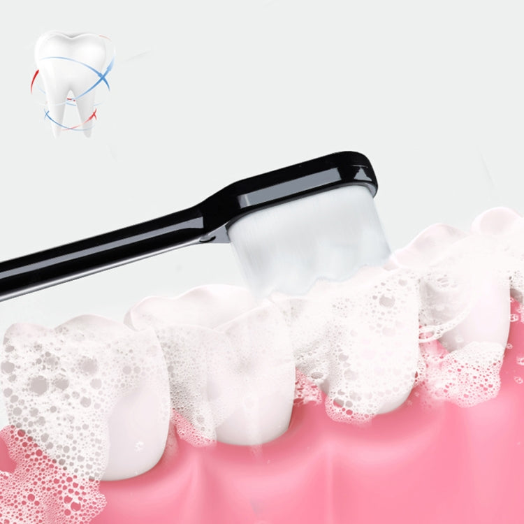 10pcs Nano Silk Soft Bristle Independent Packing Portable Couple Toothbrush