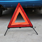 Foldable Car Warning Sign Tripod Automobile Emergency Reflective Triangular Holder