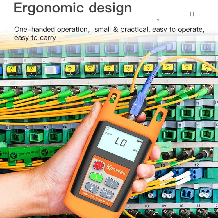 Komshine Mini Handheld Optical Power Meter Fiber Loss Measurement