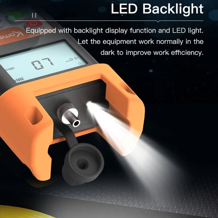 Komshine Mini Handheld Optical Power Meter Fiber Loss Measurement