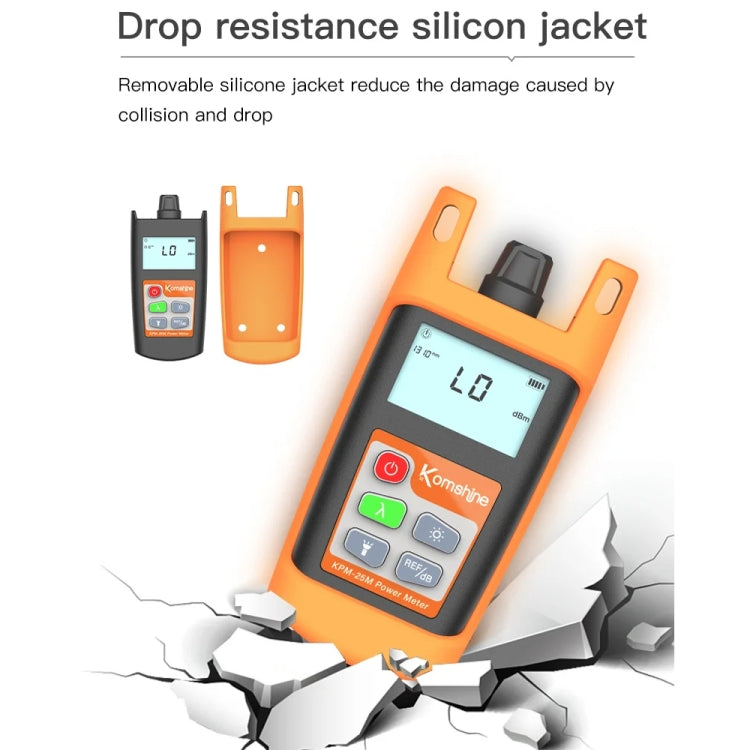 Komshine Mini Handheld Optical Power Meter Fiber Loss Measurement