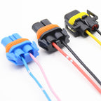 Car Headlight Socket Light Holder Plug With Cable