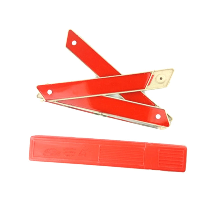 Car Storage Foldable Tripod Warning Plaque Car Emergency Warning Sign