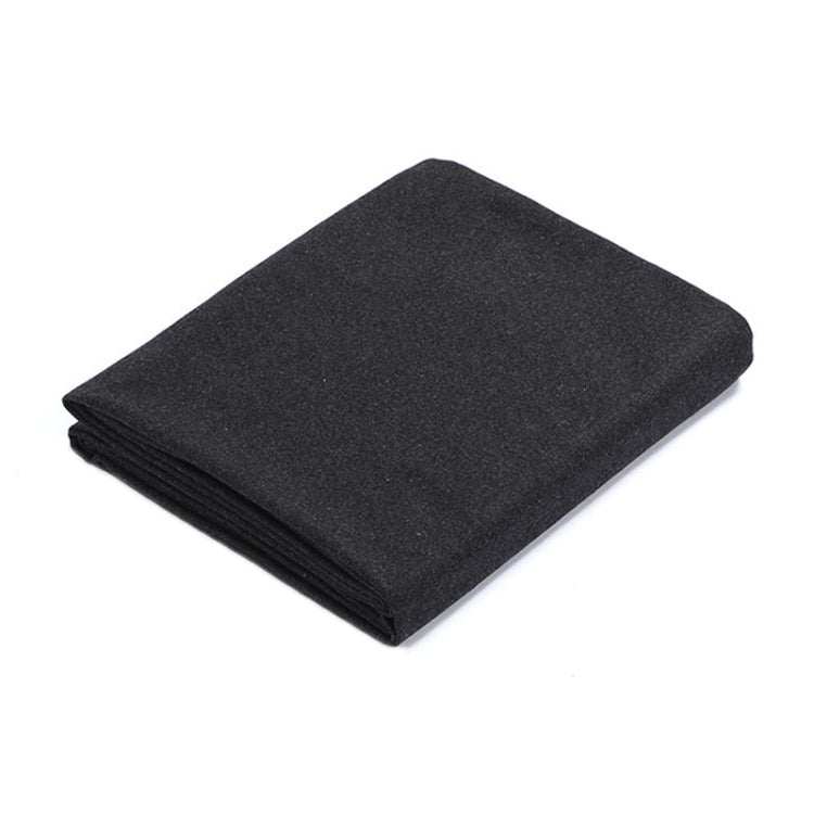 Yoga Blanket Upside Down Aid Sweat Absorbent Non-Slip Meditation Blanket — Black