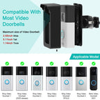 For Blink / Google Ring Doorbell Device Universal Door Overhead Bracket Anti-theft Adjustable — view 4