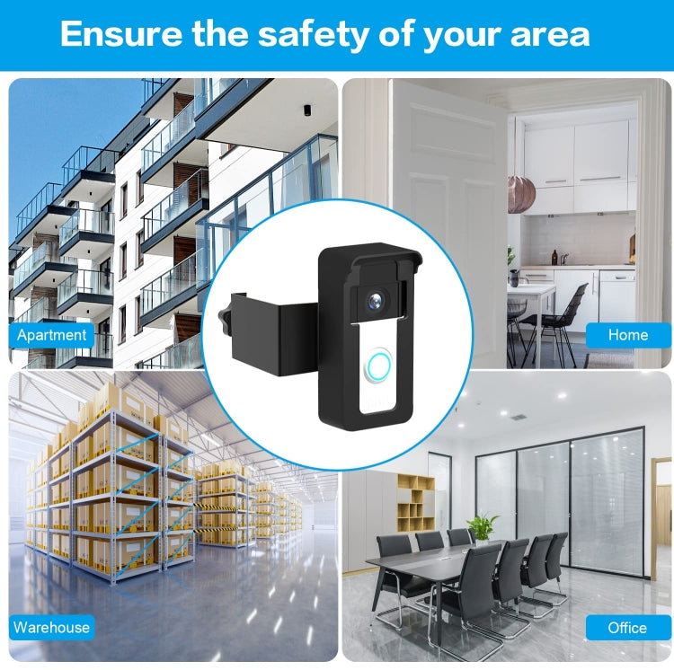 For Blink / Google Ring Doorbell Device Universal Door Overhead Bracket Anti-theft Adjustable — view 10