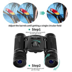 HD Powerful Folding Binoculars for Hunting Outdoor Camping